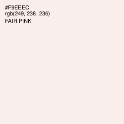 #F9EEEC - Fair Pink Color Image